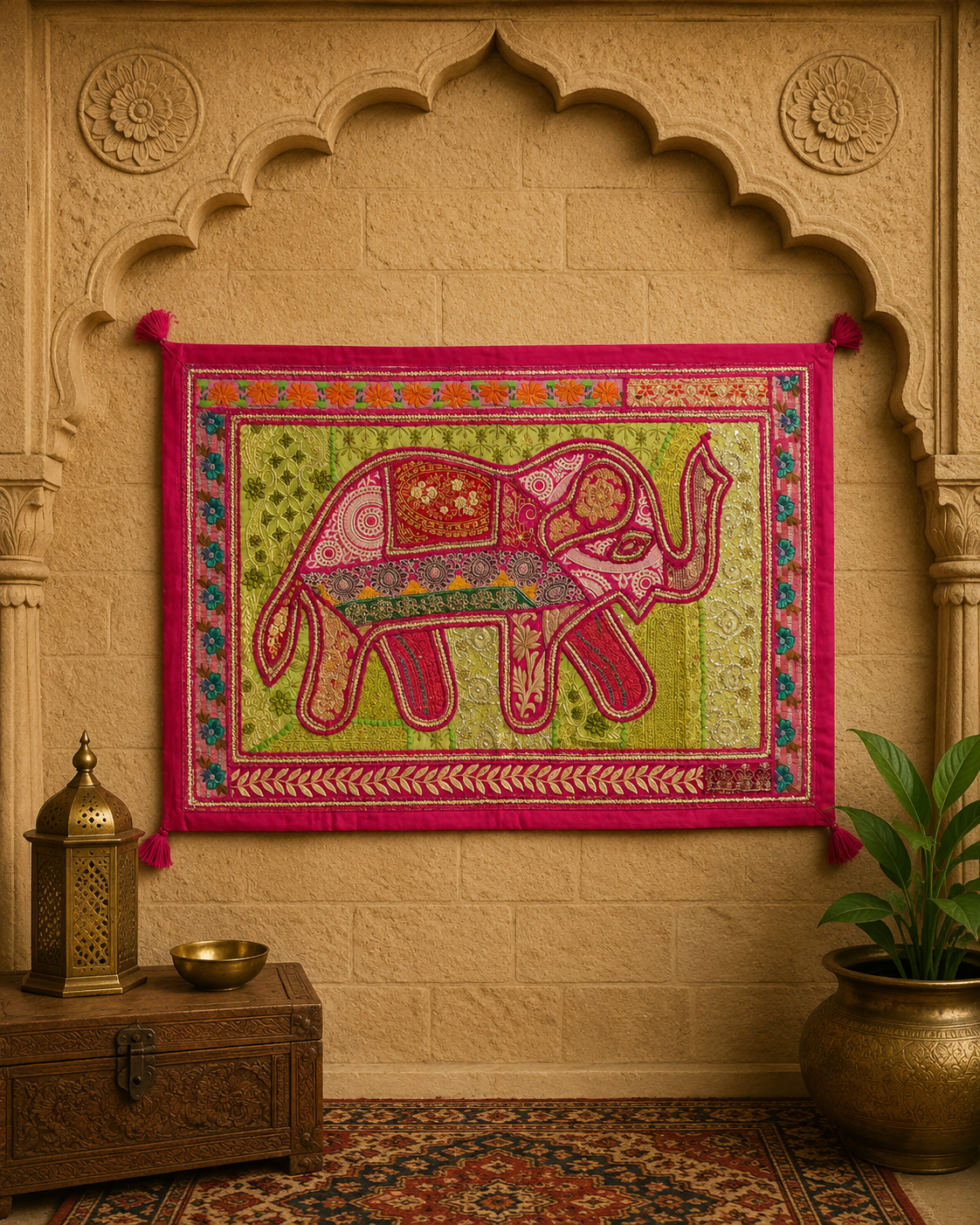 Luxury Ethnic Wall Hanging for Home Décor | Premium Indian Wall Art by Umeed International
