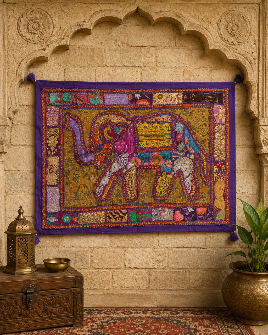 Luxury Ethnic Wall Hanging for Home Décor | Premium Indian Wall Art by Umeed International