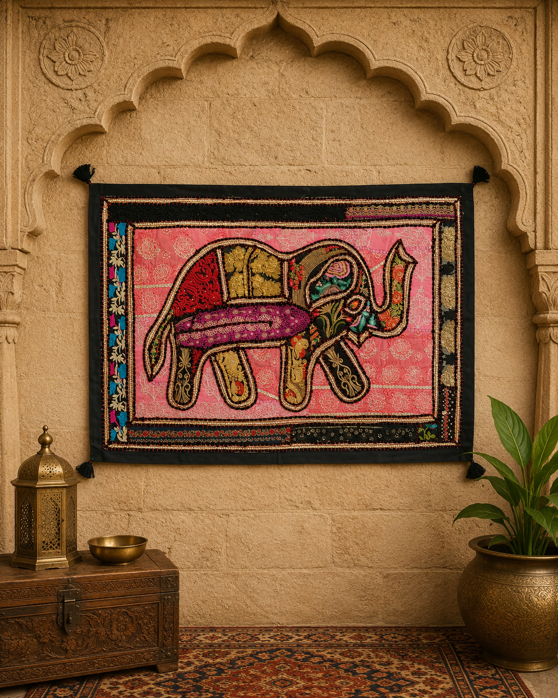 Luxury Ethnic Wall Hanging for Home Décor | Premium Indian Wall Art by Umeed International