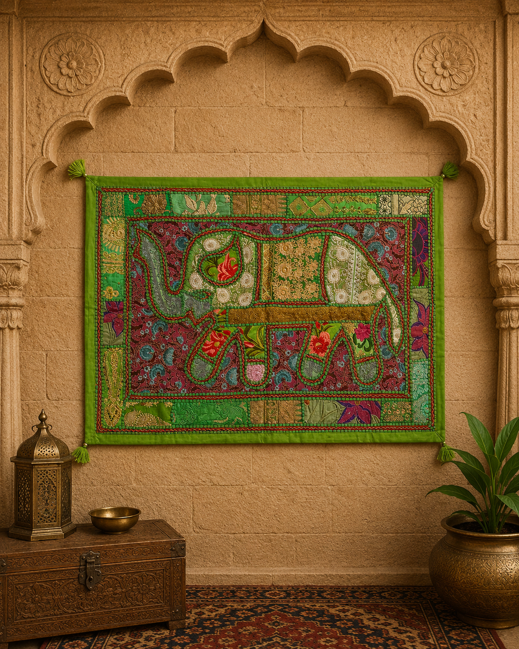 Luxury Ethnic Wall Hanging for Home Décor | Premium Indian Wall Art by Umeed International