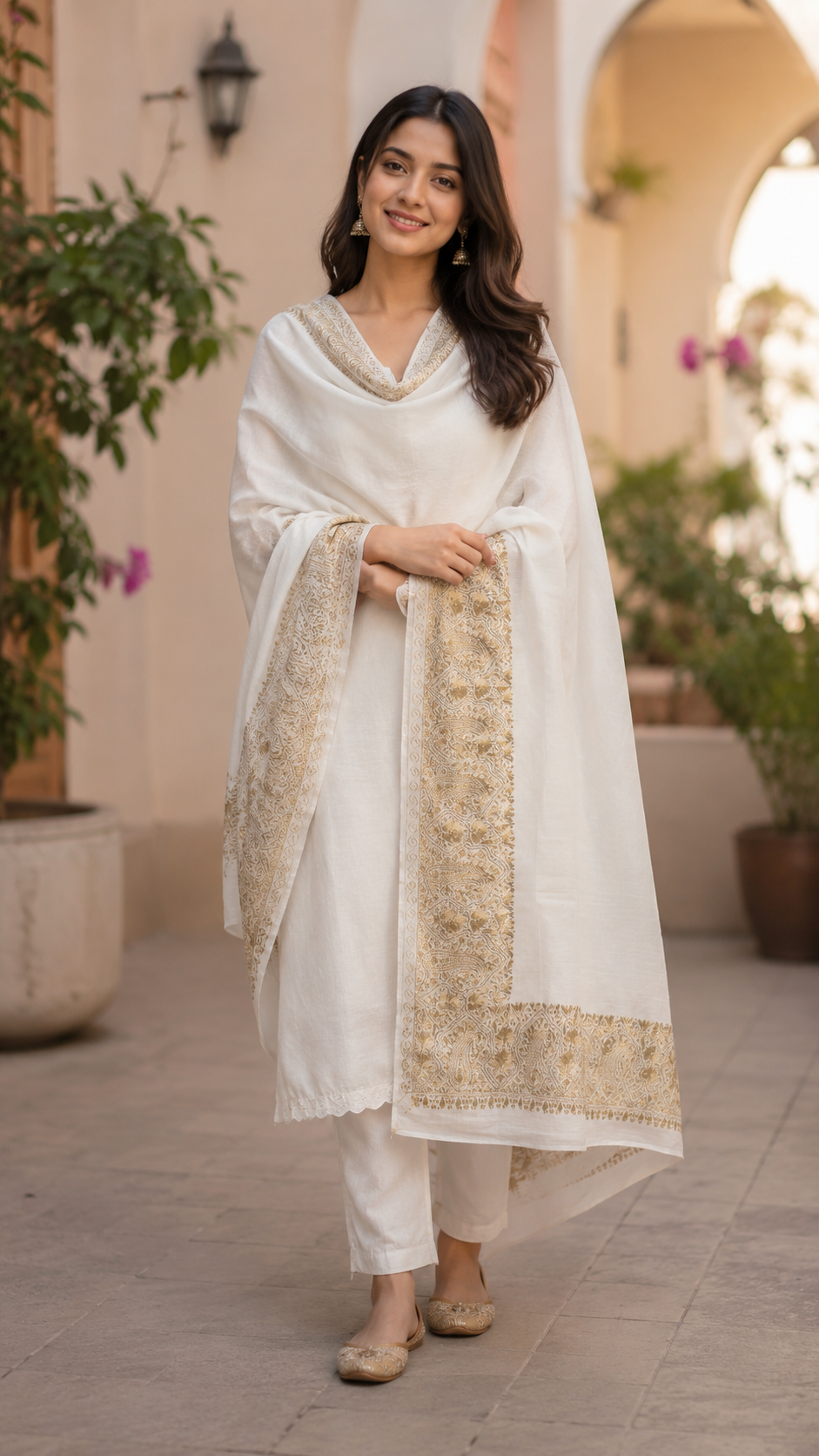 Royal Heritage Pashmina Shawl for Women – Luxury Handcrafted Winter Shawl from Jaipur
