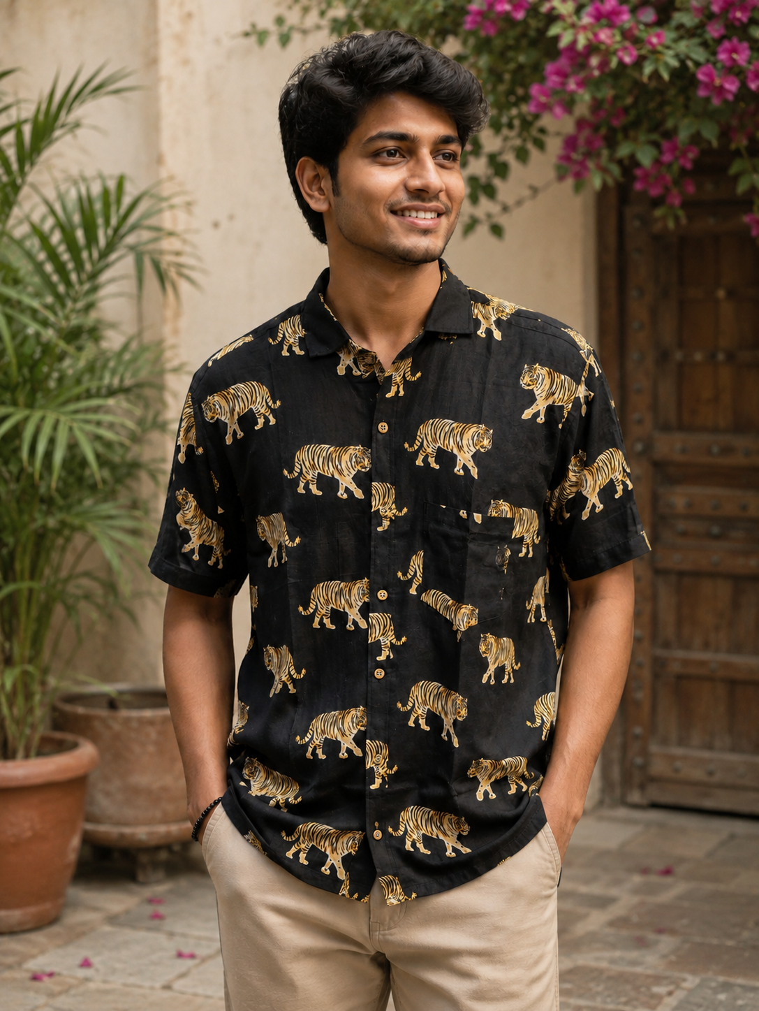 Royal Jaipur Block Print Cotton Shirt for Men – Premium Heritage Casual Wear
