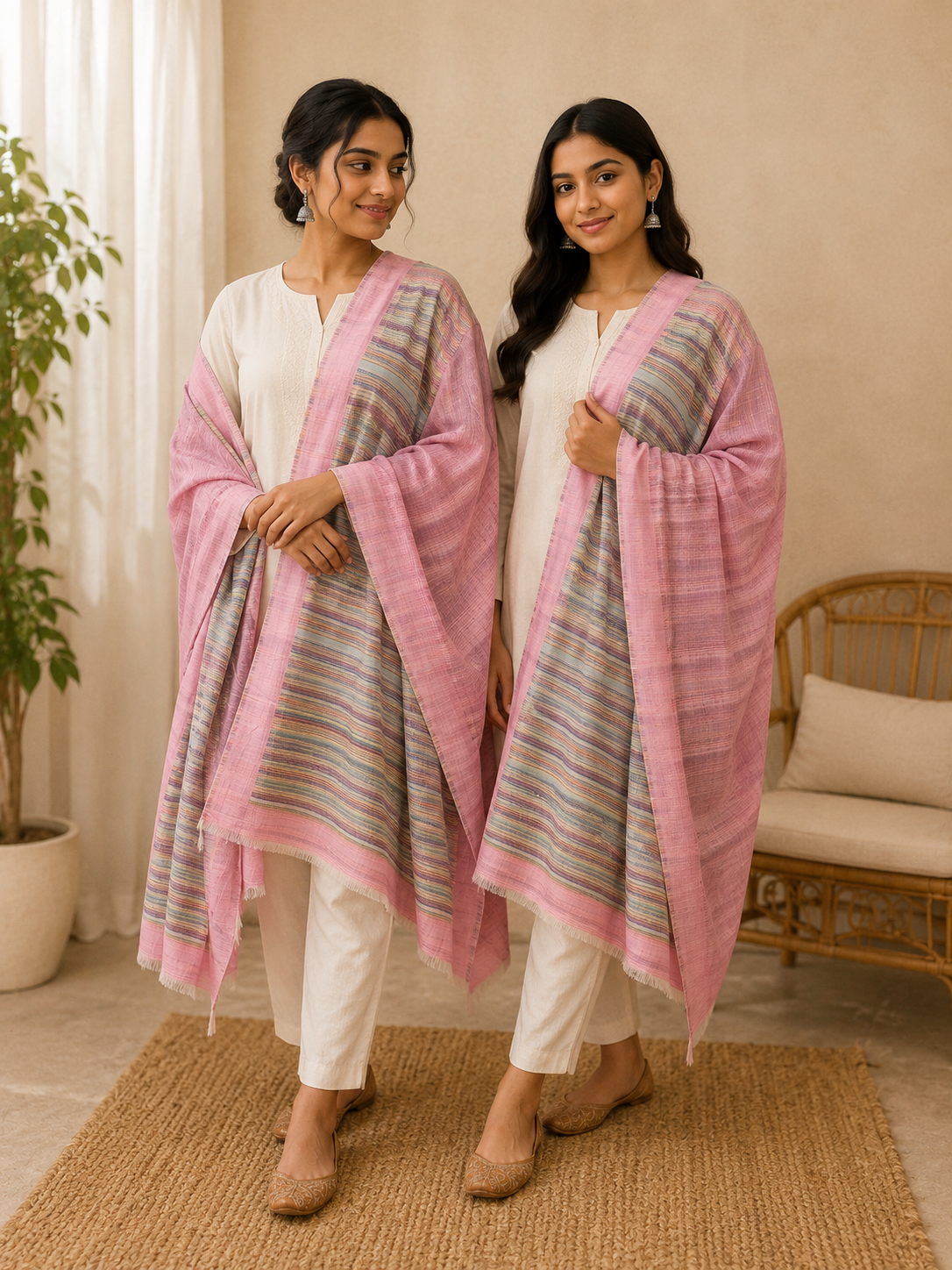 Royal Heritage Pashmina Shawl for Women – Handwoven Luxury Shawl from Jaipur