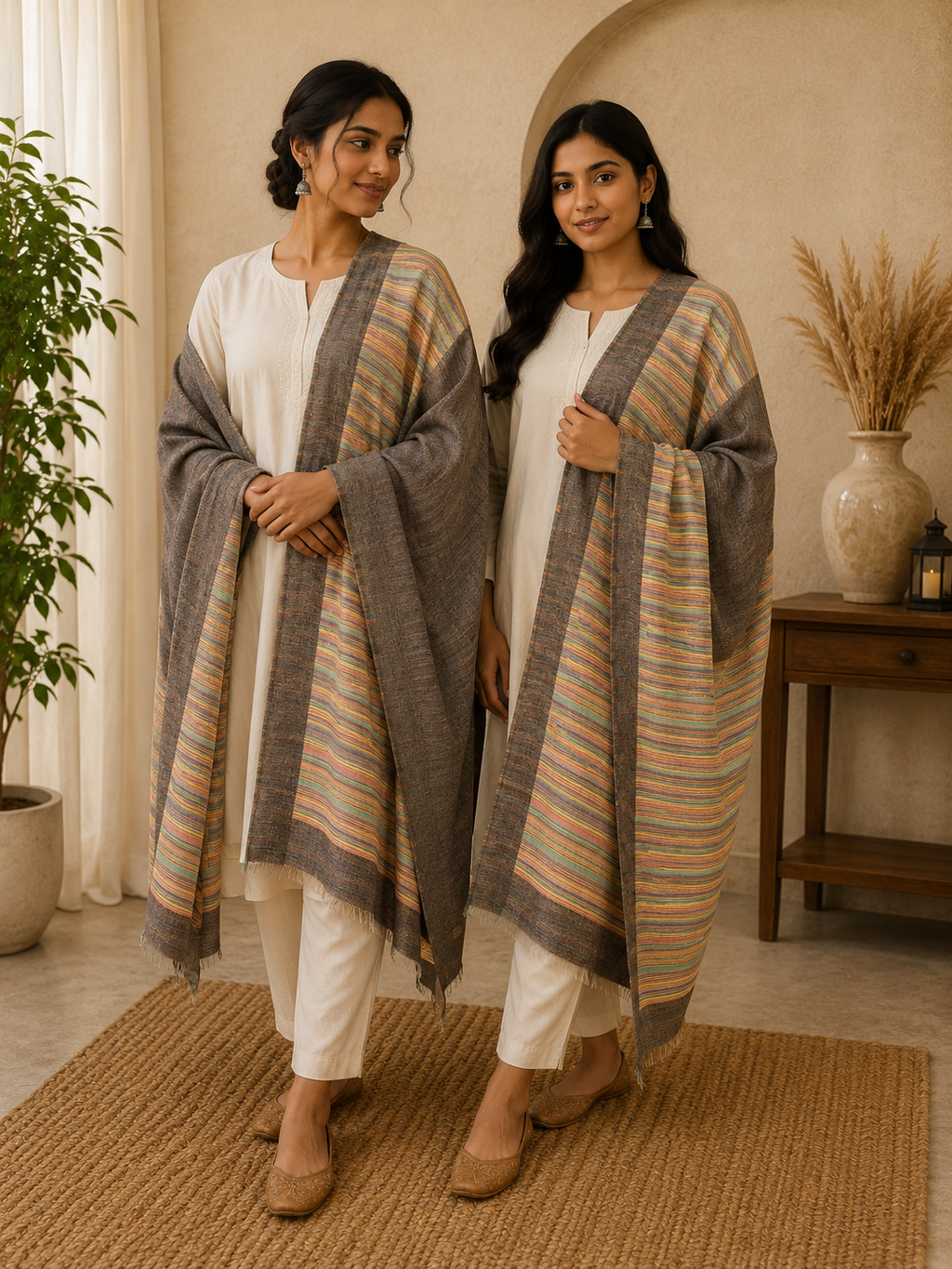 Royal Heritage Pashmina Shawl for Women – Handwoven Luxury Shawl from Jaipur